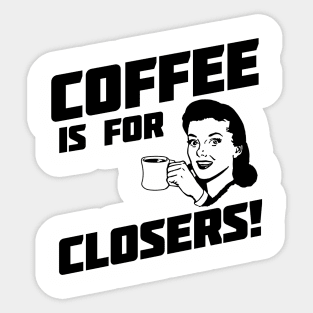 Funny Coffee Quote Sticker